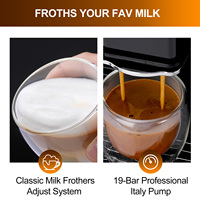 ماكينة اسبريسو أوتوماتيكية بالكامل من Mcilpoog ، خزان وزبد لبن مدمج ، شاشة لمس ذكية ، 8 نكهات ، WS202 - Image 5